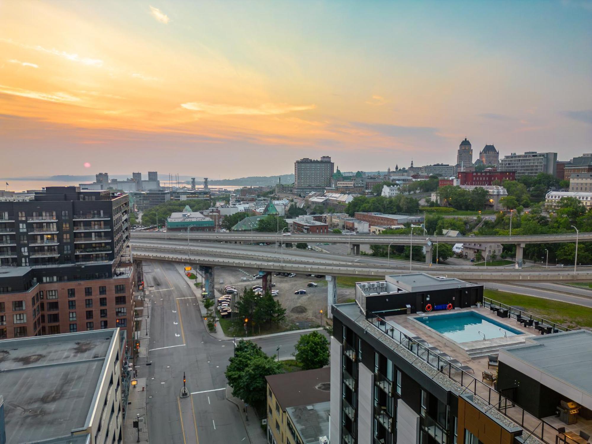 Le Downtown - Rooftop Pool And Gym Apartment Quebec City Exterior photo