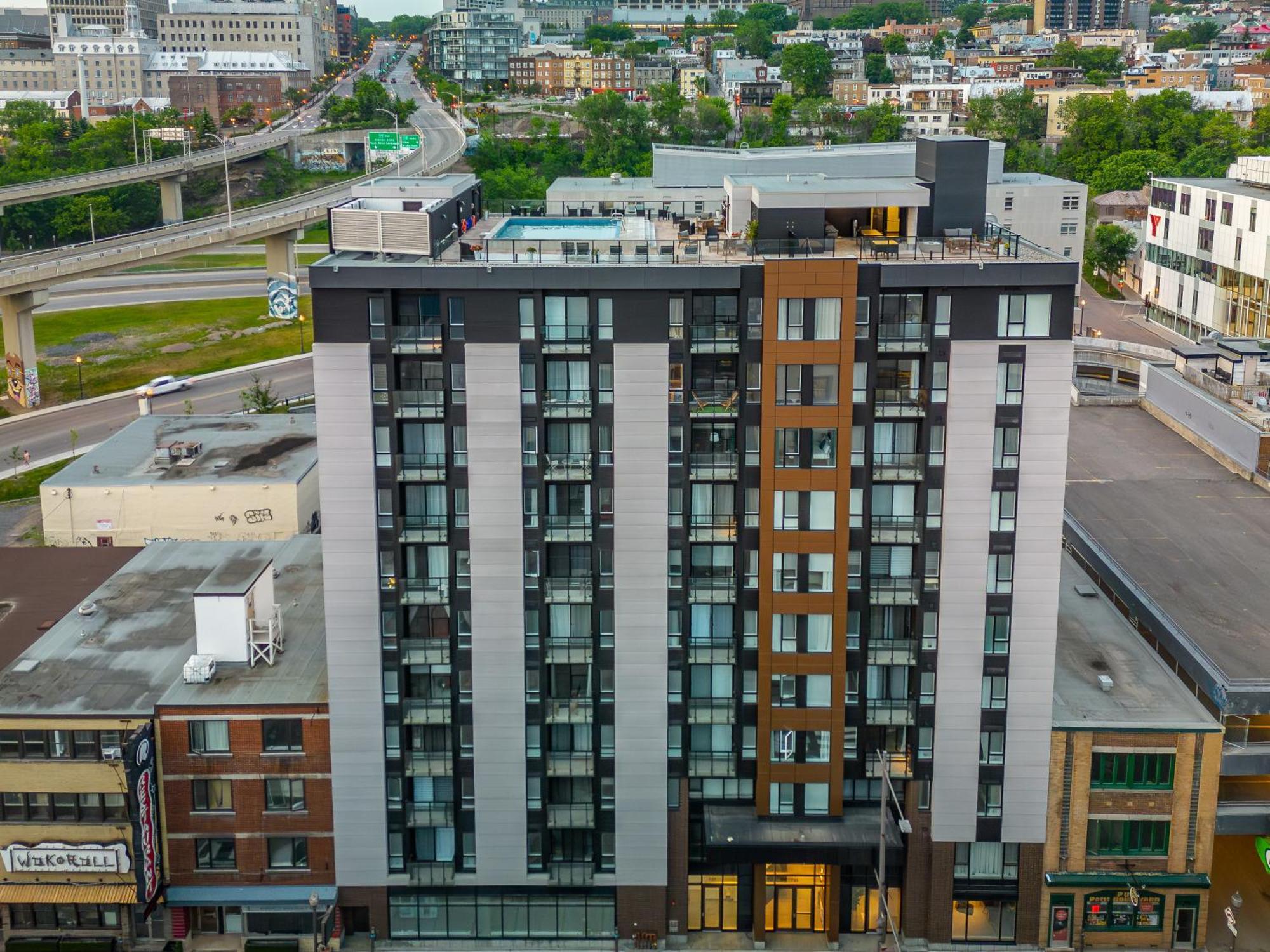 Le Downtown - Rooftop Pool And Gym Apartment Quebec City Exterior photo