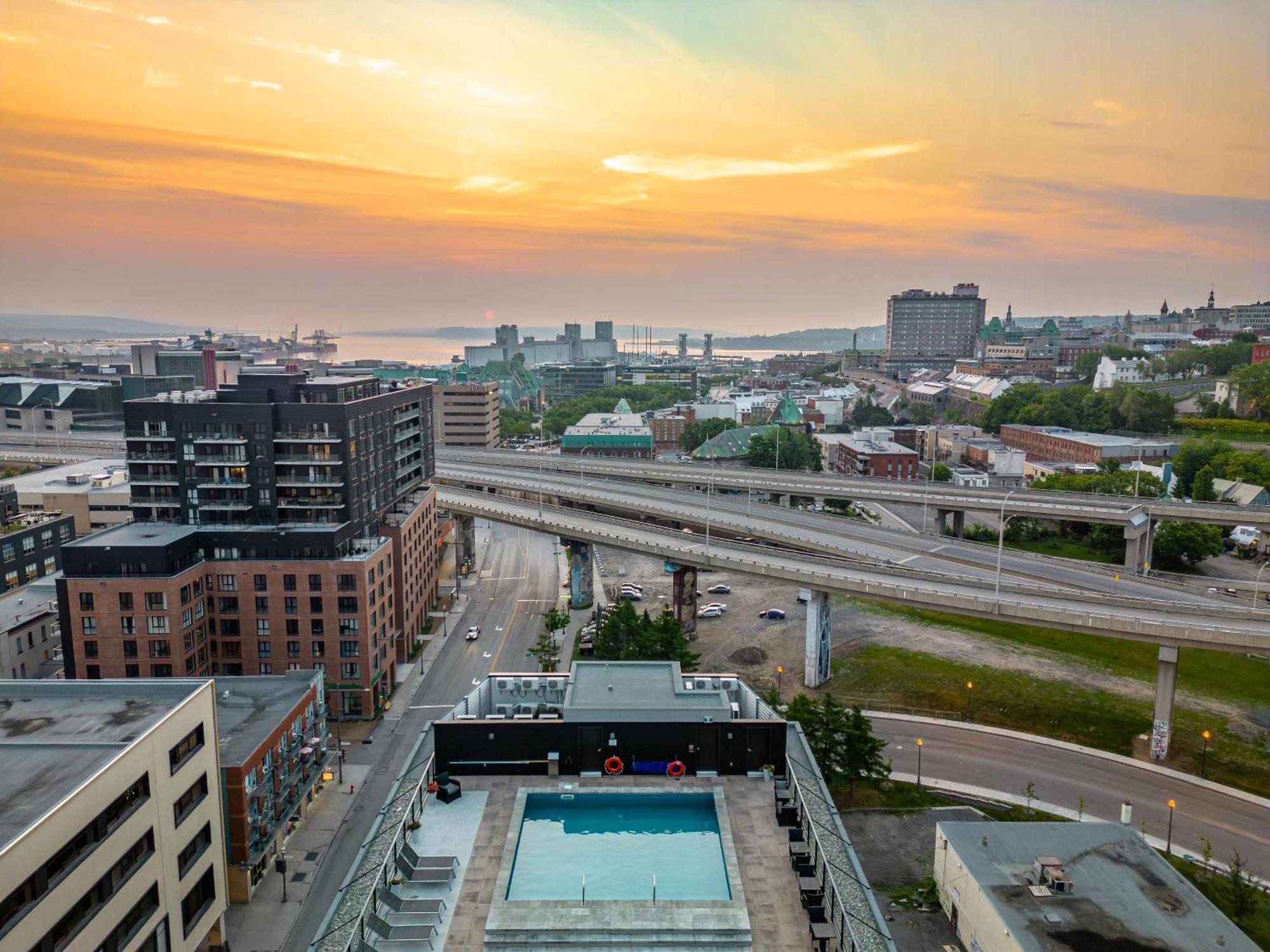 Le Downtown - Rooftop Pool And Gym Apartment Quebec City Exterior photo